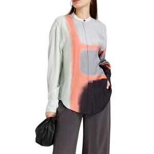 EQUIPMENT Anne Printed Button Down Shirt, Size XS, NWT